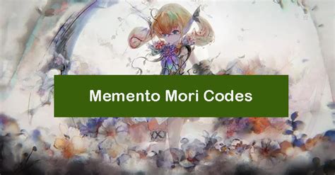 memento mori gift code